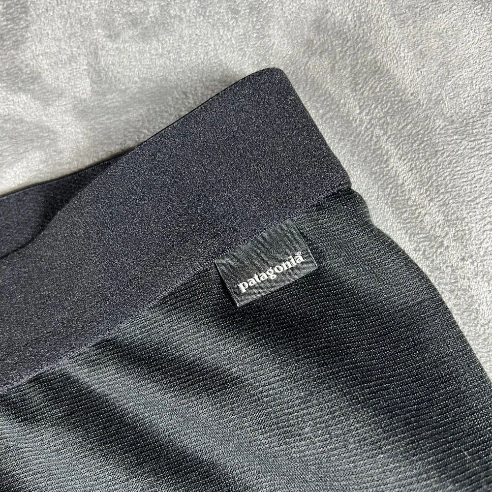 Patagonia Mens Capilene 3 Midweight Base Layer Bottoms Black Large